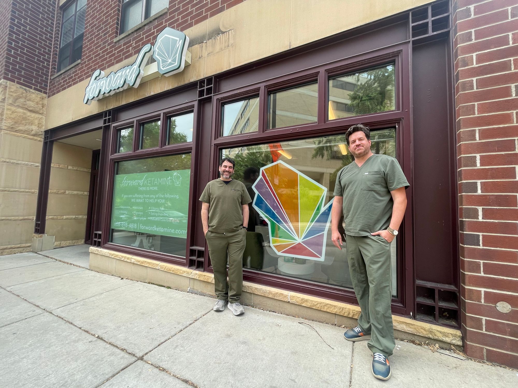 Comfortable care space at Forward Ketamine